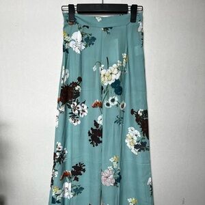 High Waisted Floral Wide Legged Pant NWT